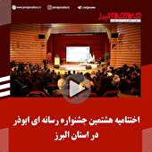اختتامیه هشتمین جشنواره رسانه ای ابوذر در استان البرز
