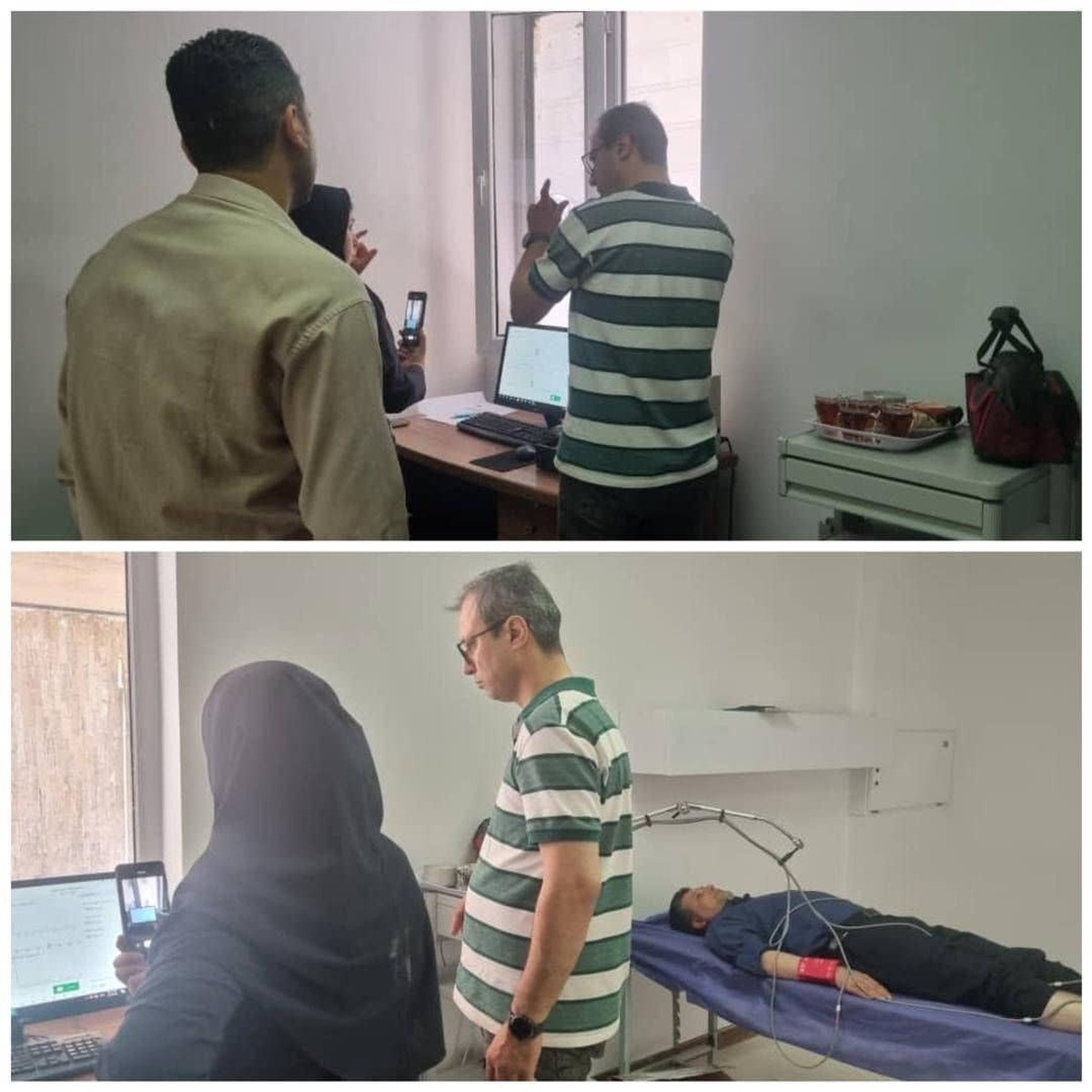دستگاه ABI در مرکز شهید رجایی کرج ‏به منظور سنجش فشار خون در عروق پا‌ها نصب و راه اندازی شد.