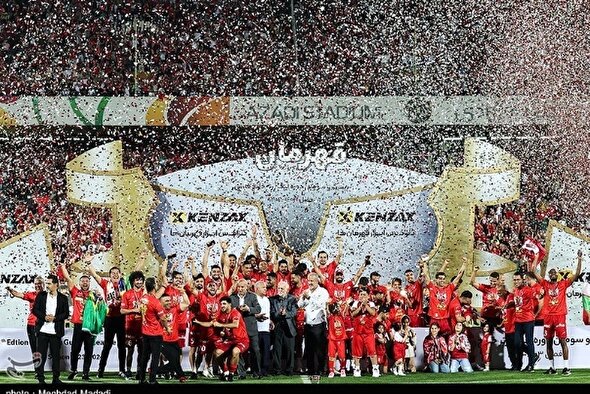 جشن قهرمانی پرسپولیس در لیگ برتر ایران