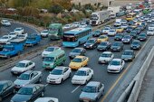 ترافیک سنگین در آزادراه‌های البرز (۵ آبان ماه)