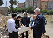 بازدید مدیر درمان استان البرز از زمین پیشنهادی شهرداری منطقه ۵ کرج برای احداث پلیکلینیک تخصصی حصارک