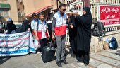 اعزام جوانان هلال احمر البرز برای خدمت رسانی به زائران امام رئوف در 