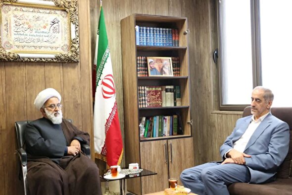 ببینید | دیدار و ملاقات آیت الله حسین ردائی با مدیر کل بازرسی استان البرز