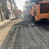 اجرای طرح جهادی آسفالت‌ریزی و بهسازی معابر منطقه ۴