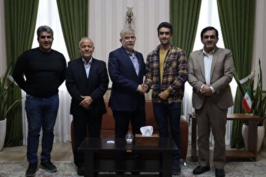 دیدار پدیده رکاب‌زنی ایران با استاندار البرز