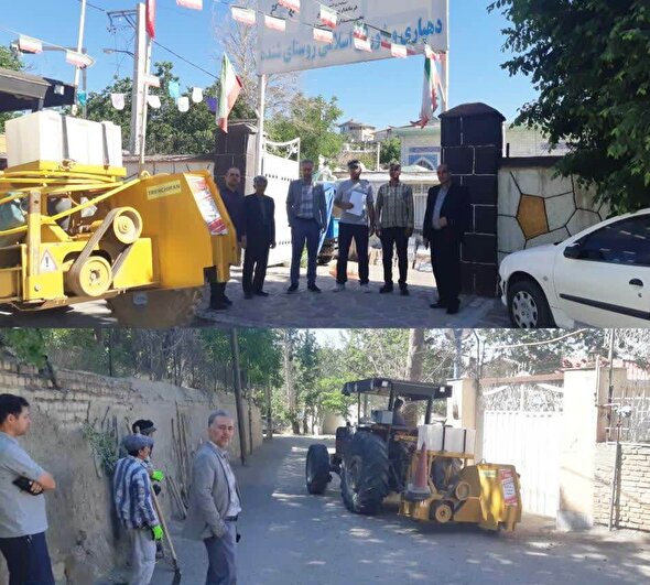 آغاز توسعه شبکه فیبر نوری در روستای شنده شهرستان ساوجبلاغ