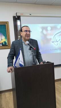 سخنرانی دکتر بهروز علیزاده متخصص داخلی بیمارستان فوق تخصصی مریم  در مراسم بزرگداشت روز پرستار