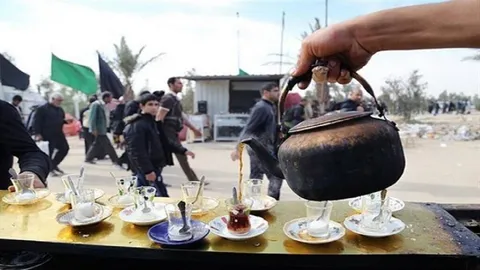 خدمت رسانی ۸۰‌ موکب البرزی در پیاده روی اربعین حسینی