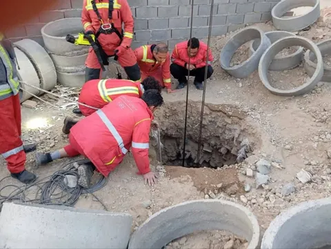 مرگ تلخ دو کارگر در پی سقوط در چاه