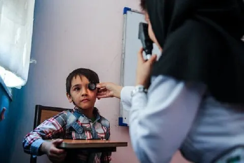 غربالگری بینایی ۳۰ هزار کودک البرزی